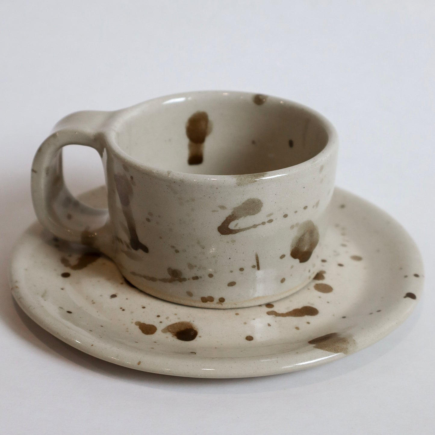Cup & Saucer Set - Splatter