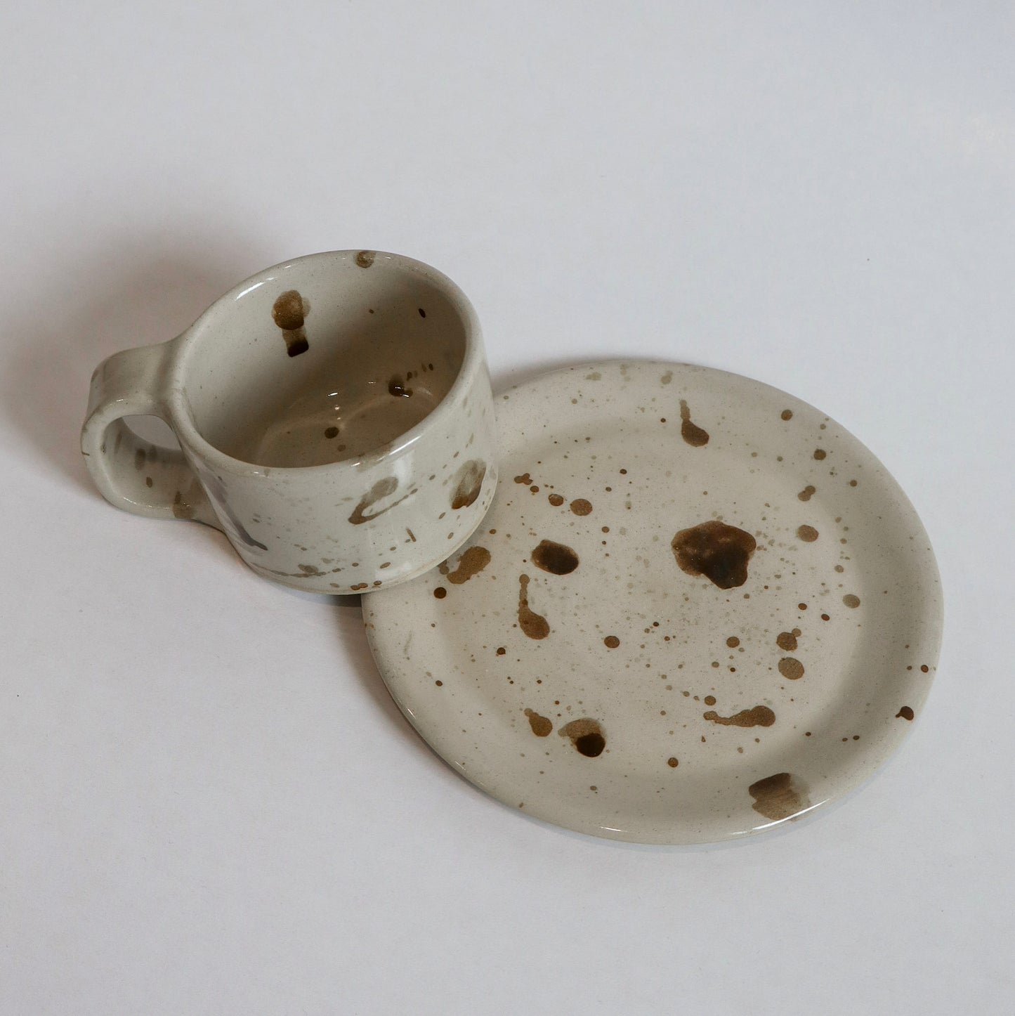Cup & Saucer Set - Splatter