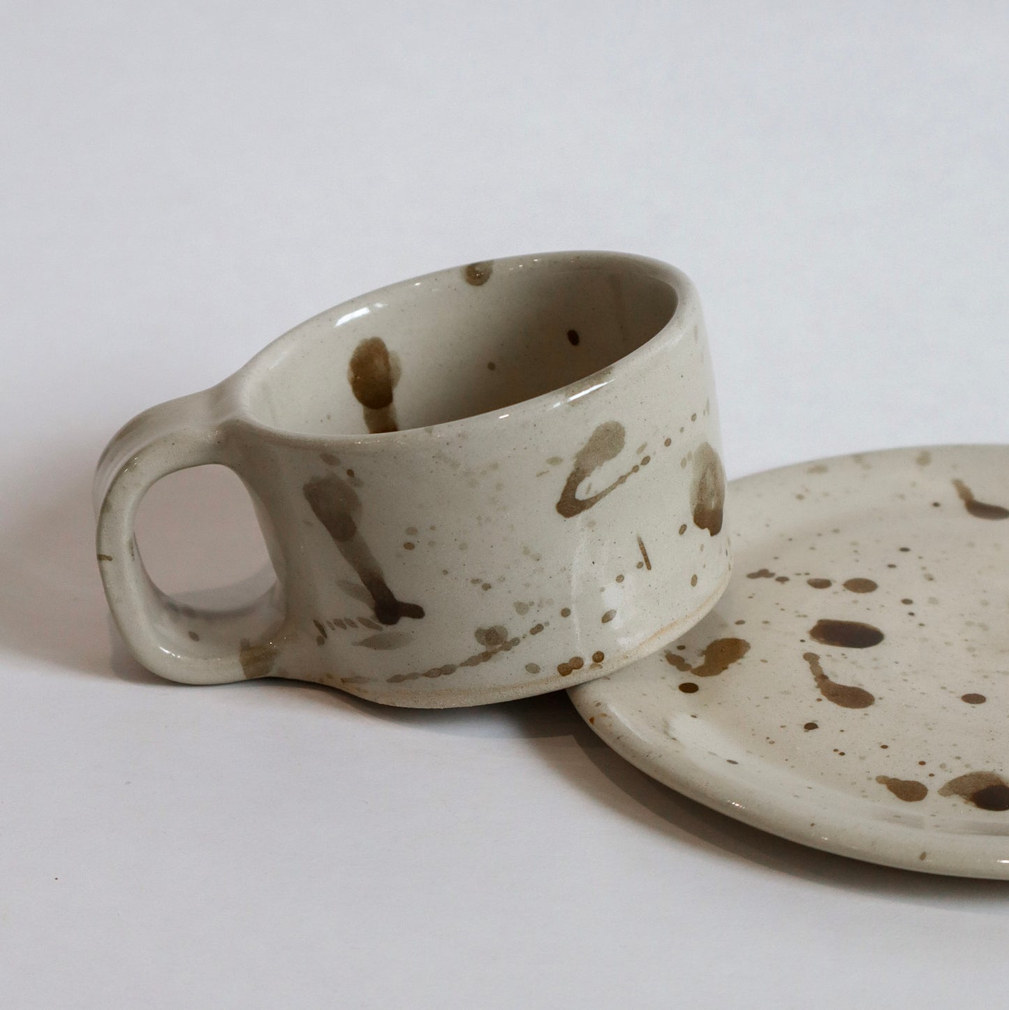 Cup & Saucer Set - Splatter