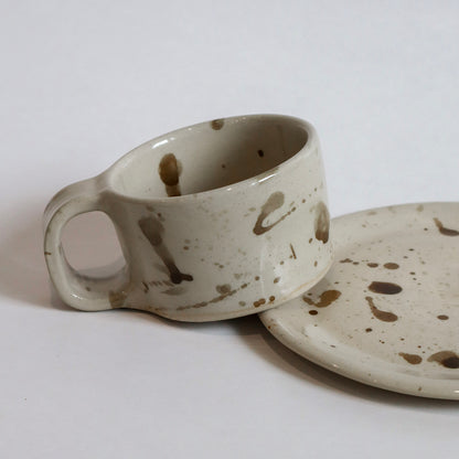 Cup & Saucer Set - Splatter