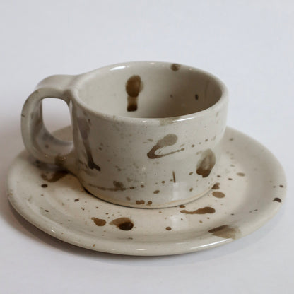 Cup & Saucer Set - Splatter