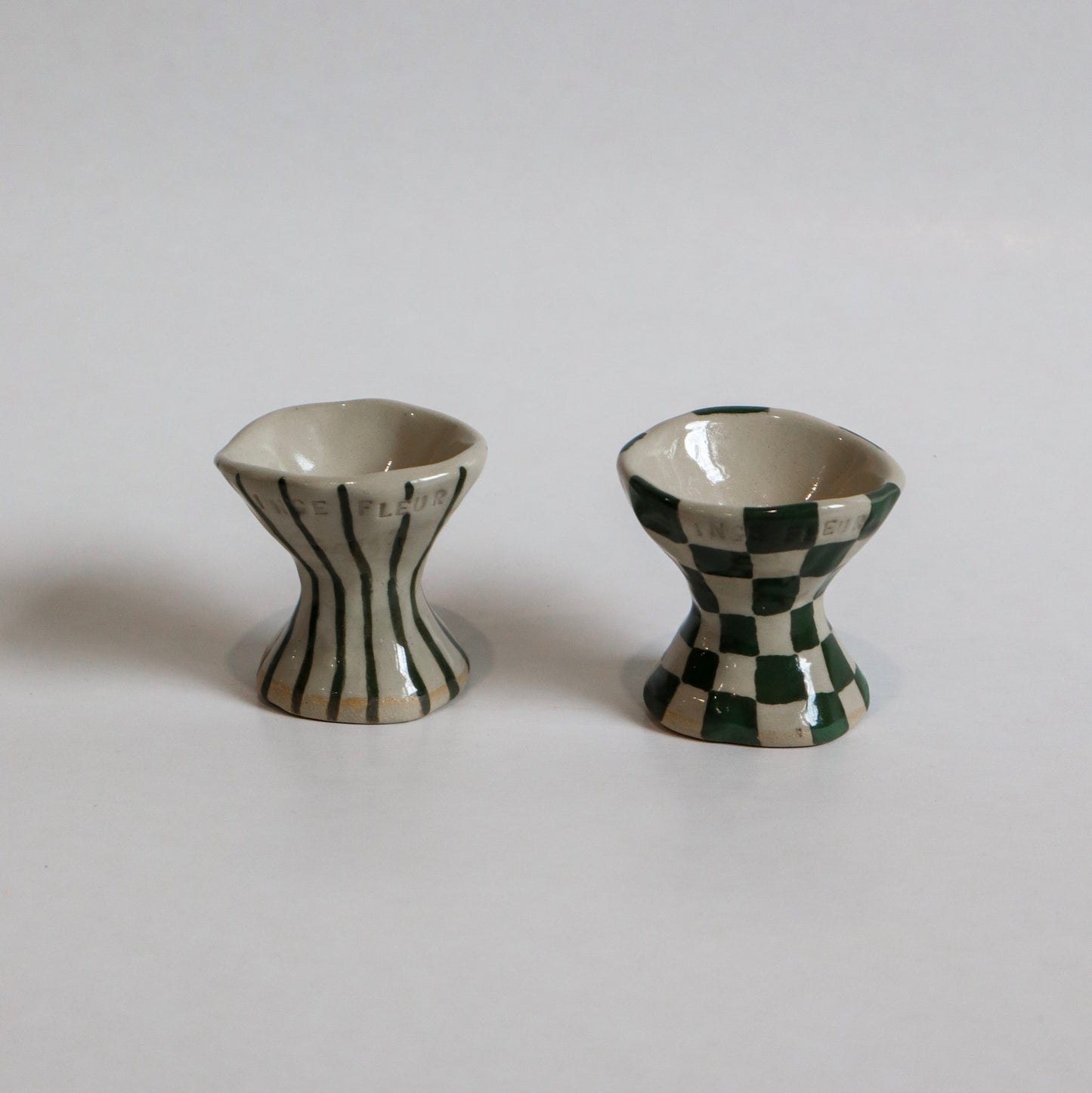 Green Egg Cup Set