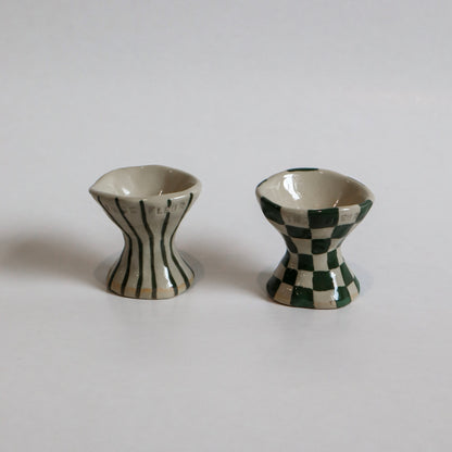 Green Egg Cup Set