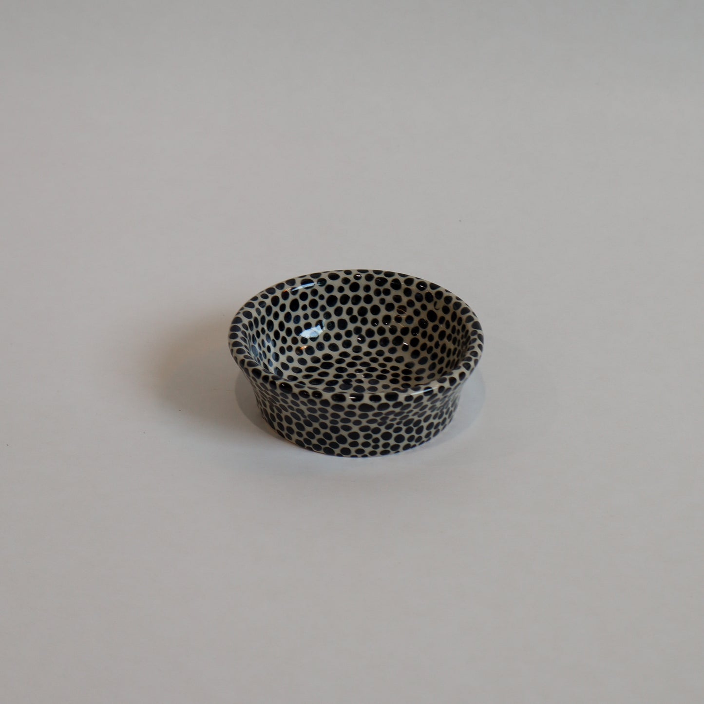 Small Bowl - Noir Polka Dot