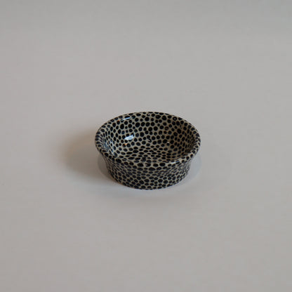 Small Bowl - Noir Polka Dot