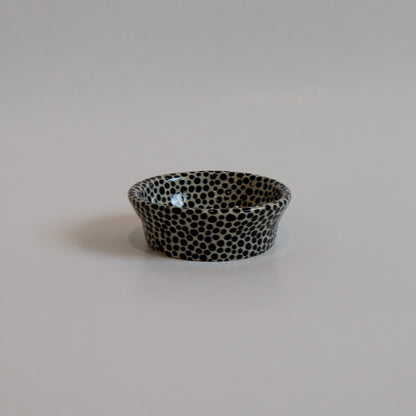 Small Bowl - Noir Polka Dot