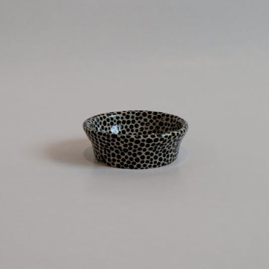 Small Bowl - Noir Polka Dot