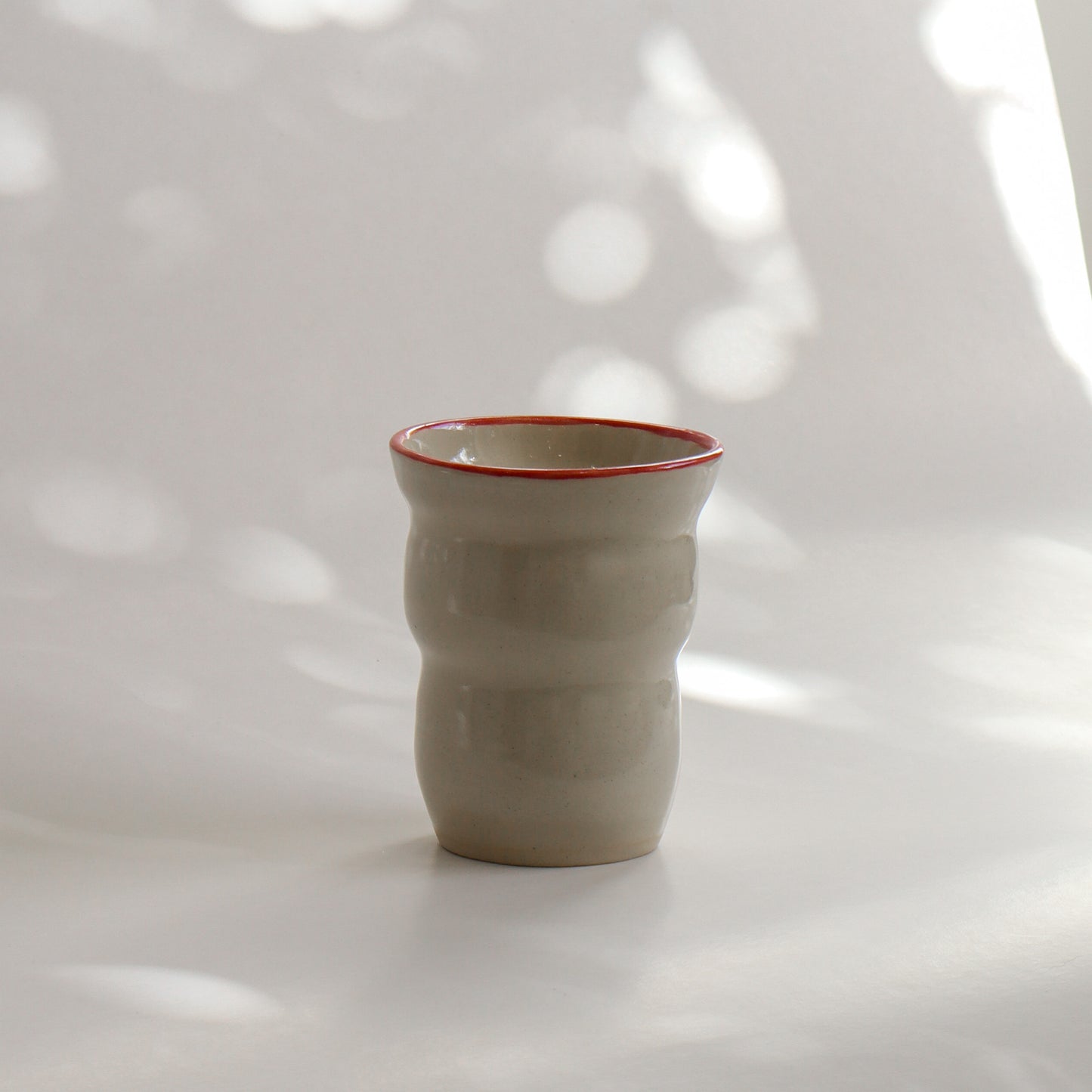 Small Vase - Red Rim