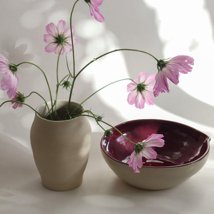 Small Vase - Matte Oyster